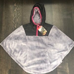 The north face girls also poncho size L 14/16